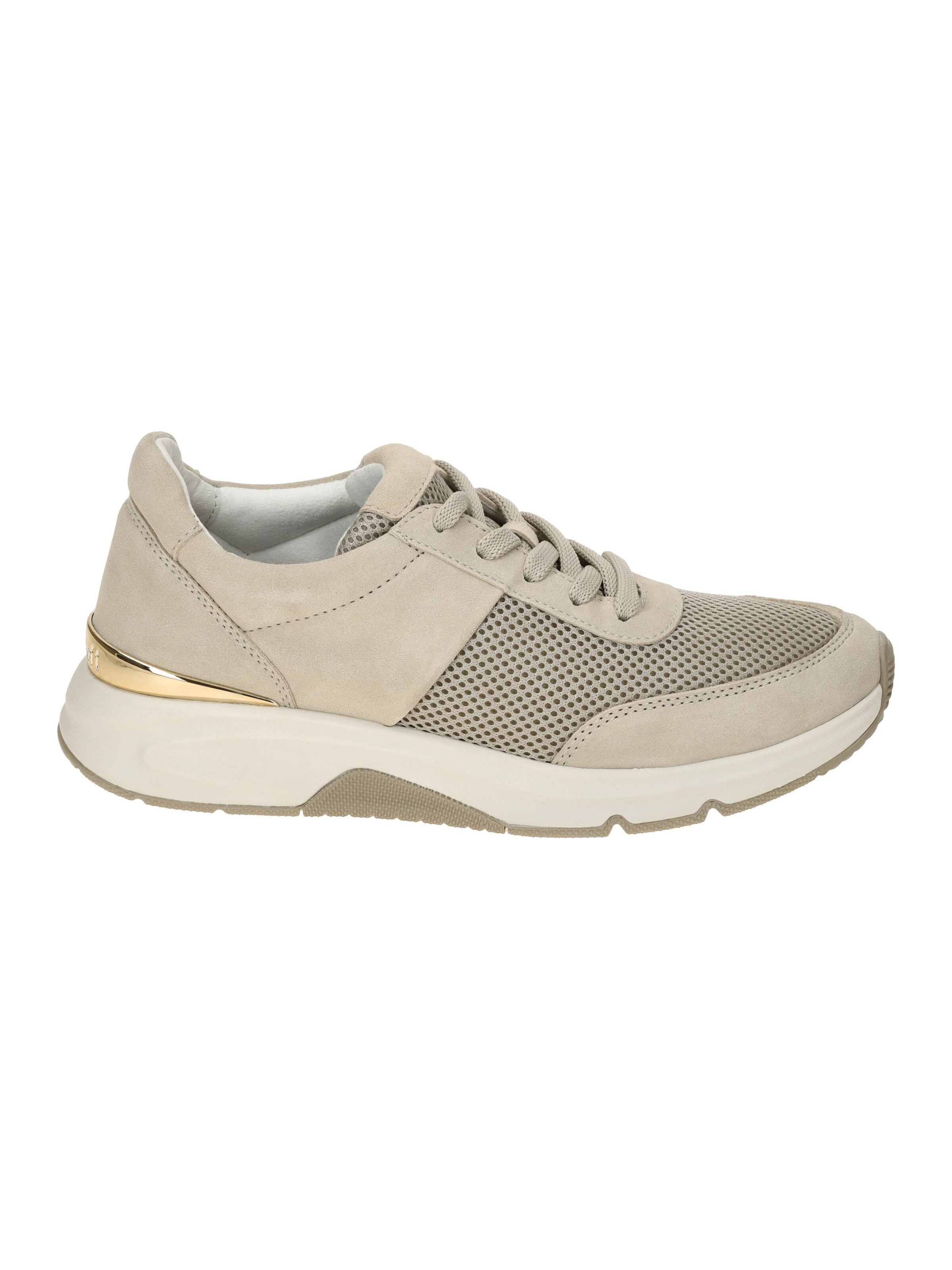 GABOR Schnürschuh 'Gabor RollingSoft Schuhe beige gold 86.897.33'‌‌‌‌‌‌‌‌ in Beige