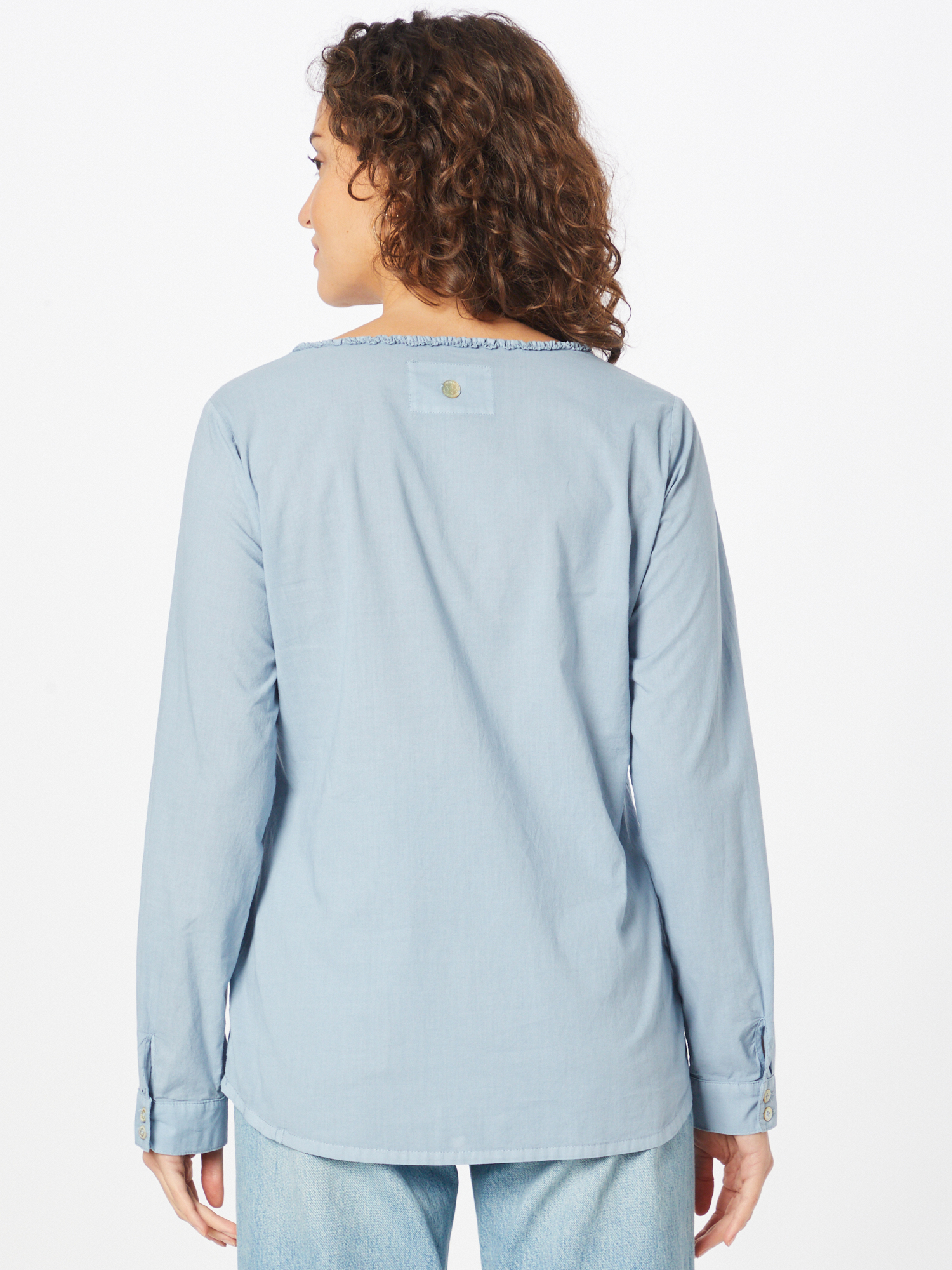 Abbigliamento Taglie comode LIEBLINGSSTÜCK Camicia da donna Rosemarie in Blu Chiaro 