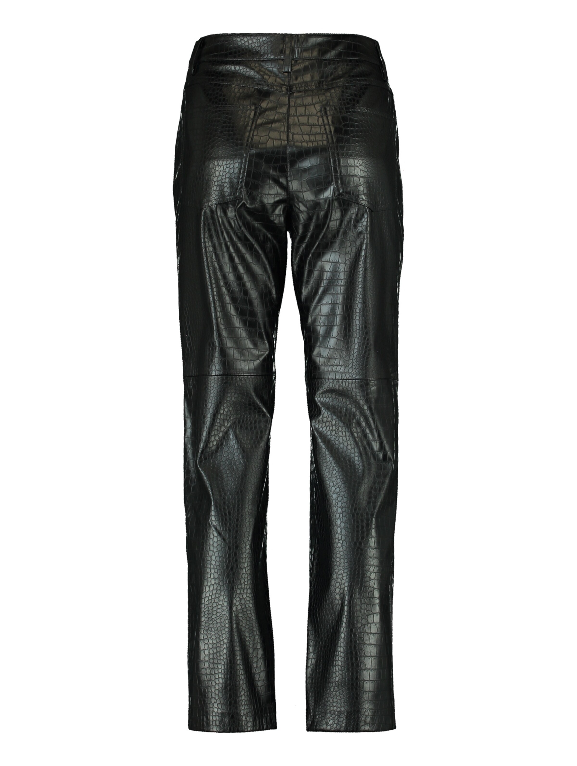 Regular Pantaloni 'Croco' de la Hailys pe negru