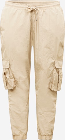 Urban Classics Cargobroek in Beige: voorkant