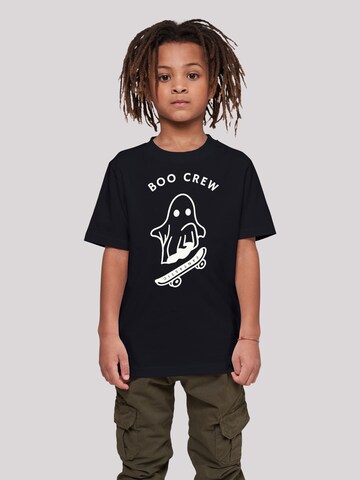 T-Shirt 'Boo Crew Halloween' F4NT4STIC en noir : devant
