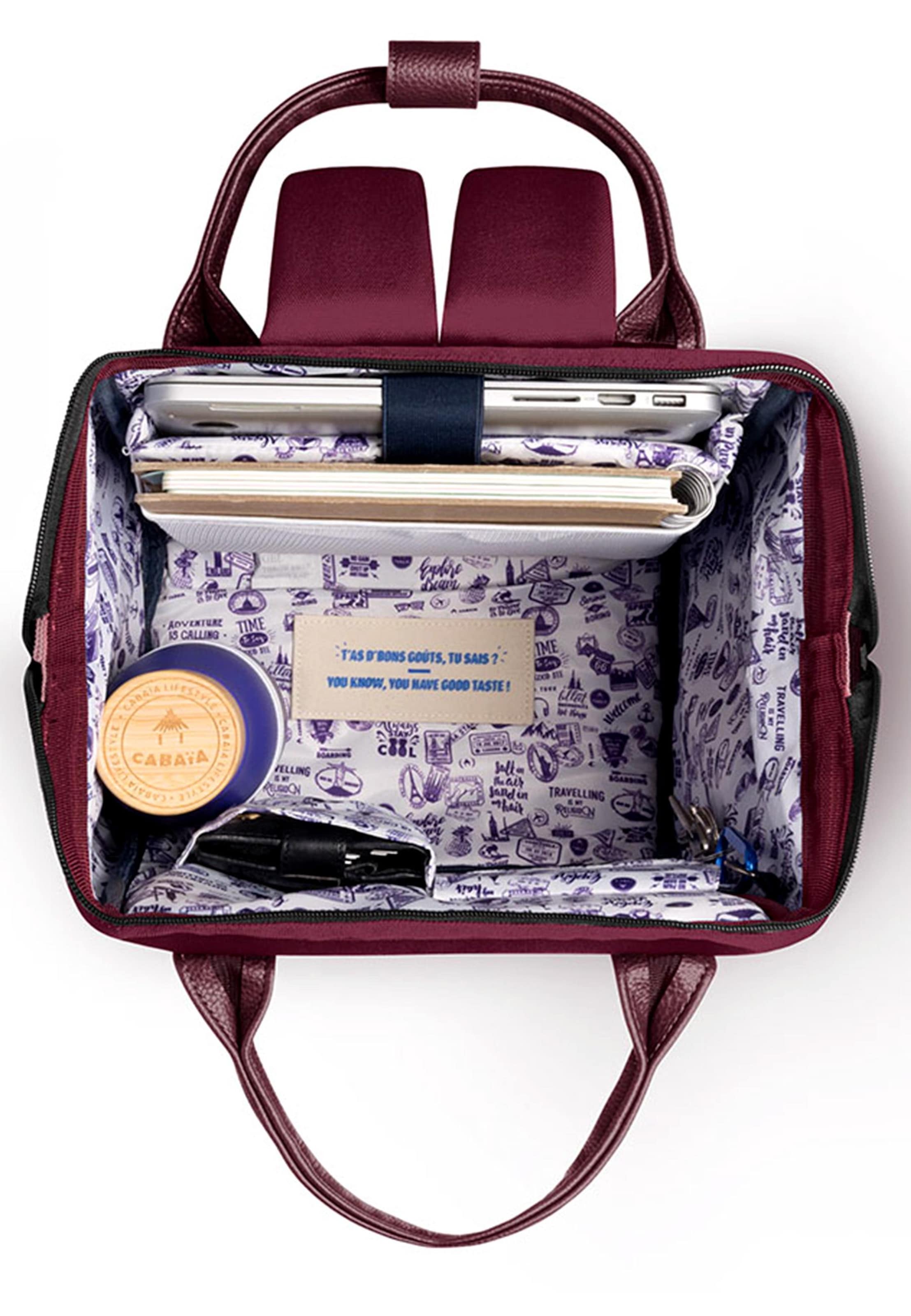 Cabaia Backpack 'Adventurer' in Purple