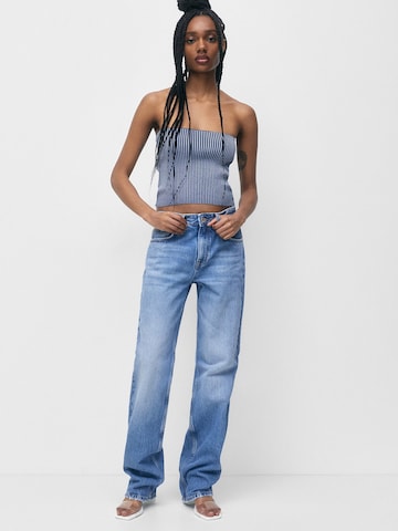 Pull&Bear Szabványos Farmer - kék: elől