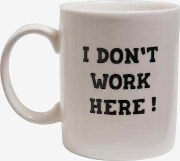 Mister Tee Tasse 'Don´t Work Here' in Weiß: predná strana