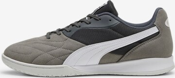 PUMA Soccer Cleats in Grey: front