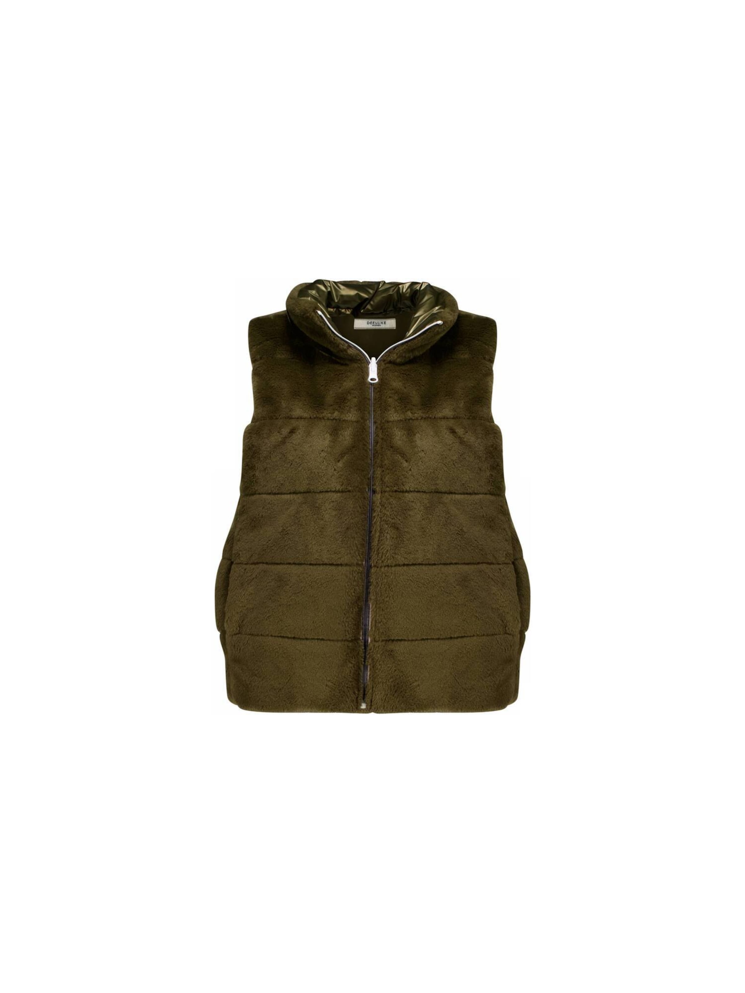 Deeluxe Bodywarmer 'Nara' in Groen: voorkant