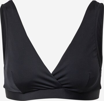 BOOB Triangel Bikinitop in Schwarz: predná strana