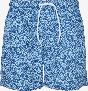 Shorts de bain Urban Classics en bleu : devant