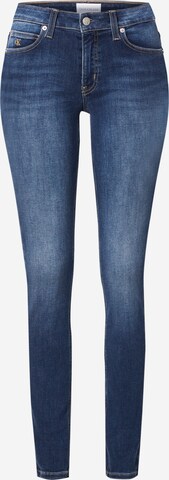 Skinny Jean Calvin Klein Jeans en bleu : devant