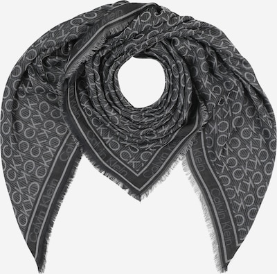 Calvin Klein Écharpe en gris / noir denim, Vue avec produit