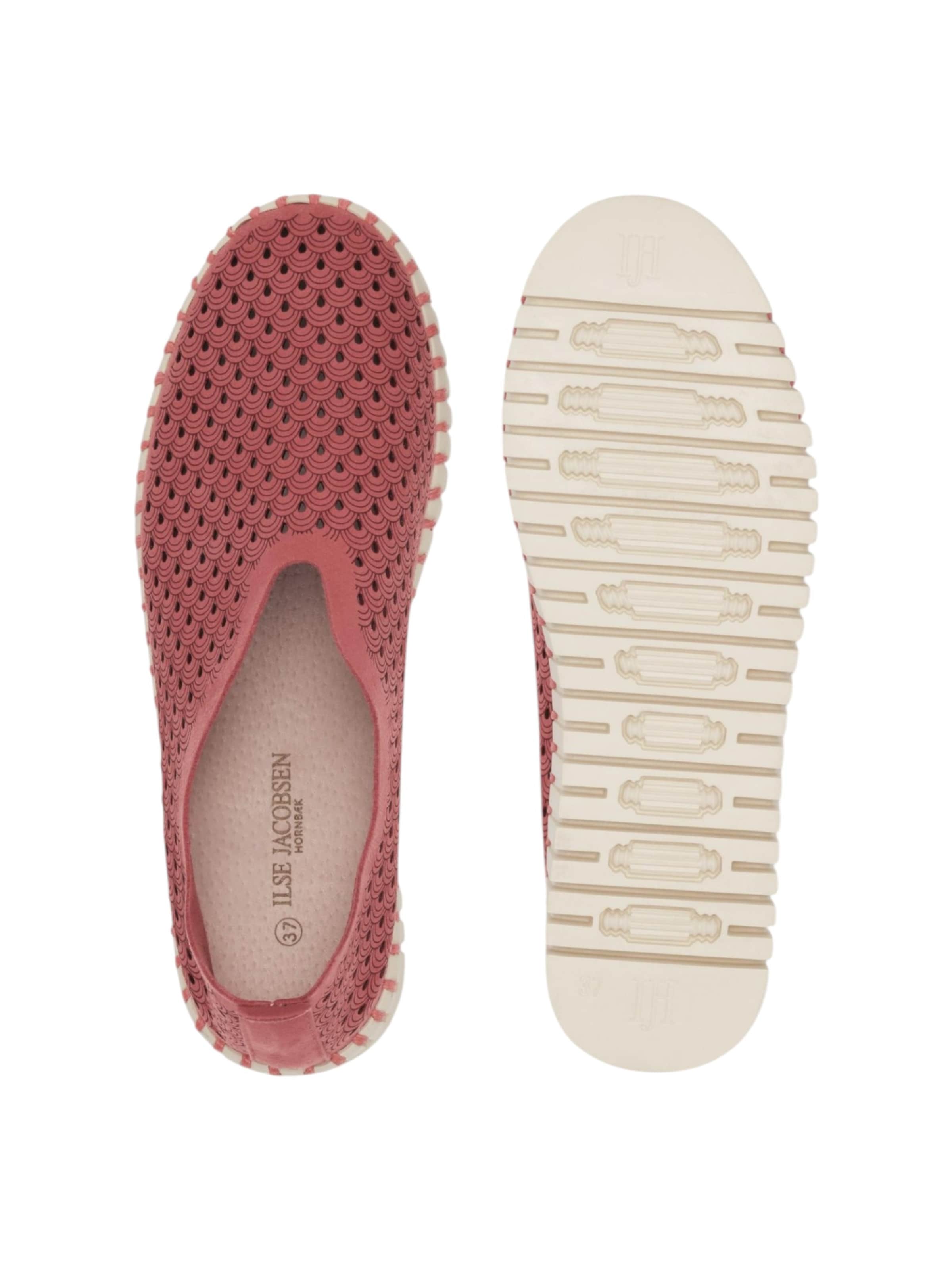 ILSE JACOBSEN Slip-on 'Tulip' in Rood