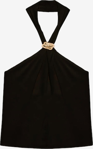 No Matter What Top in Schwarz: Vorderseite