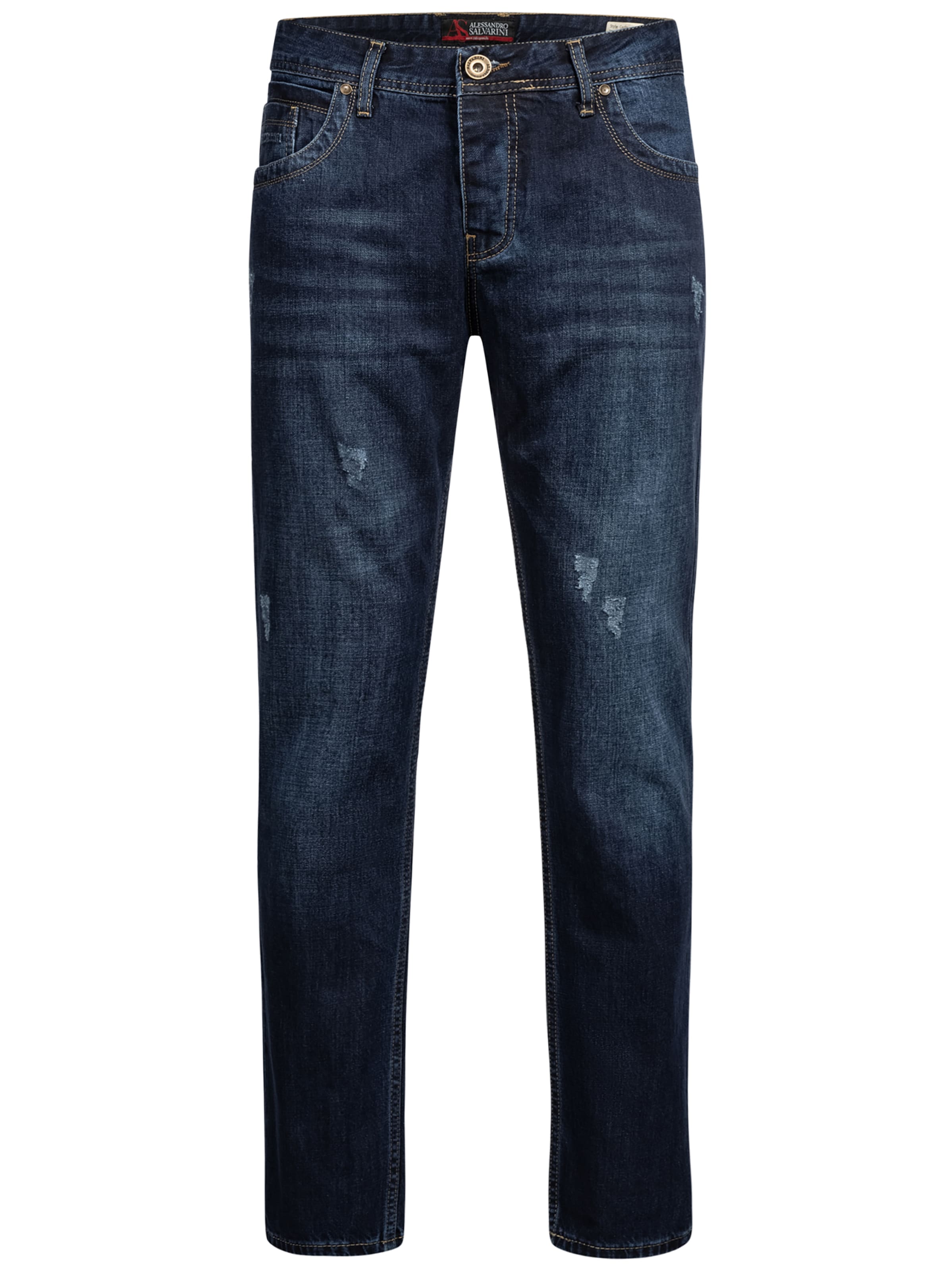 Alessandro Salvarini Regular Jeans 'Carlo ' in Blue: front