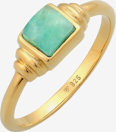 ELLI PREMIUM Ring i guld / jade, Produktvisning