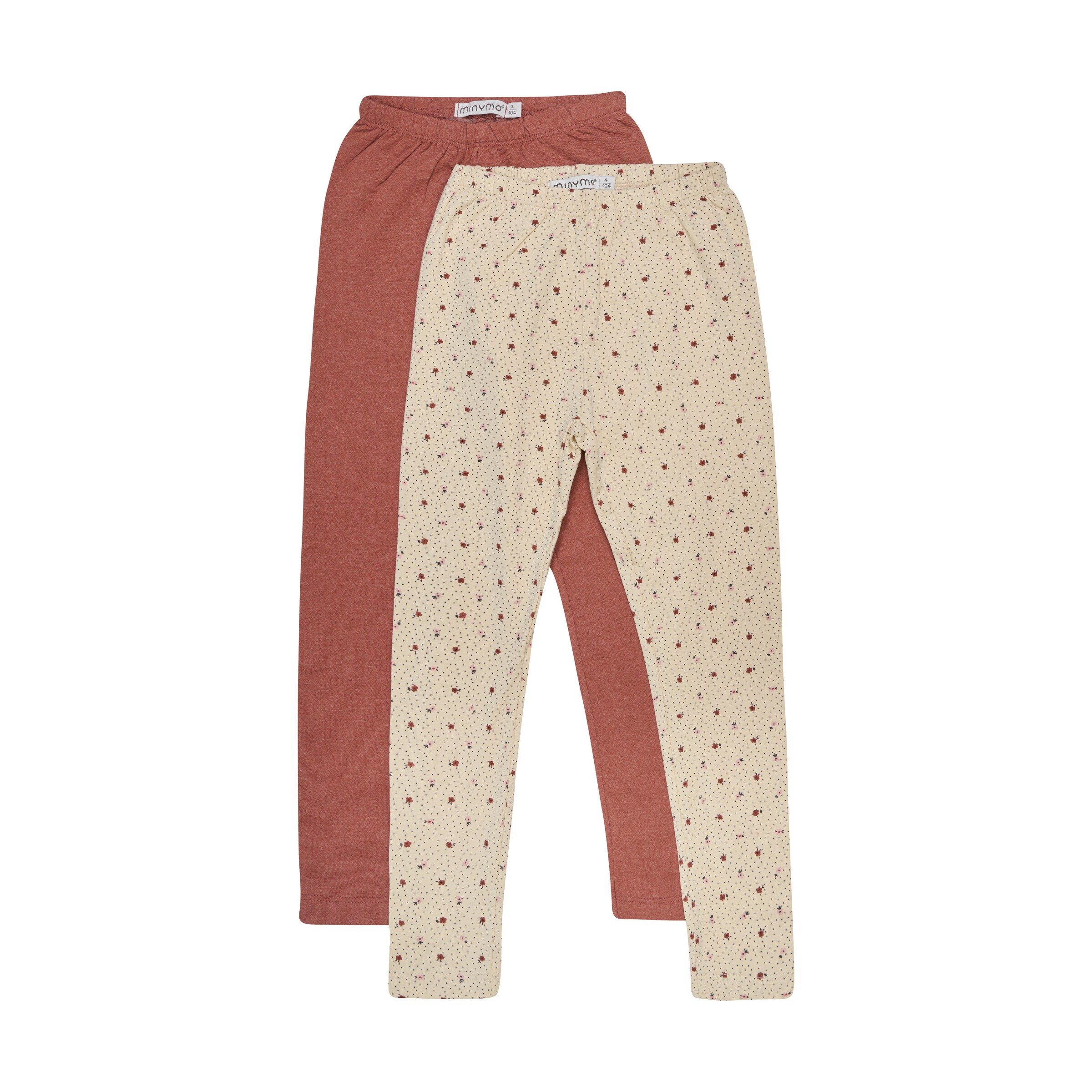 MINYMO Skinny Leggings in Beige: voorkant