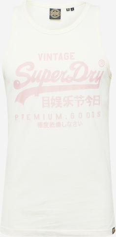 Superdry Shirt 'Heritage' in Beige: voorkant