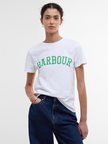 Barbour Majica 'Bailey' | bela barva: sprednja stran