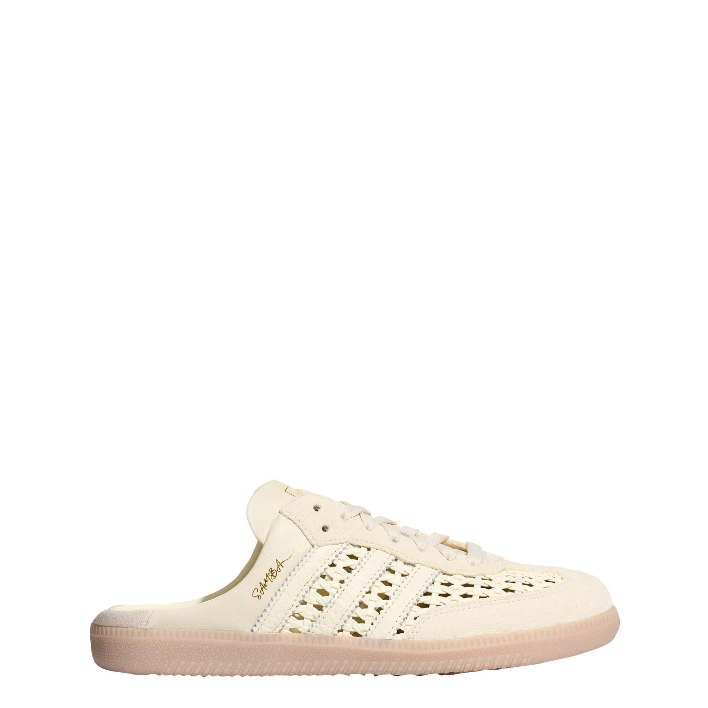 ADIDAS ORIGINALS Mule 'Samba' in White: front