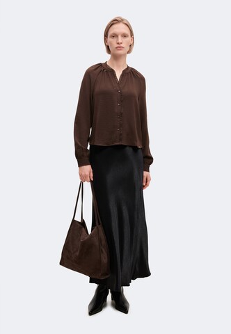 QS Bluza | rjava barva