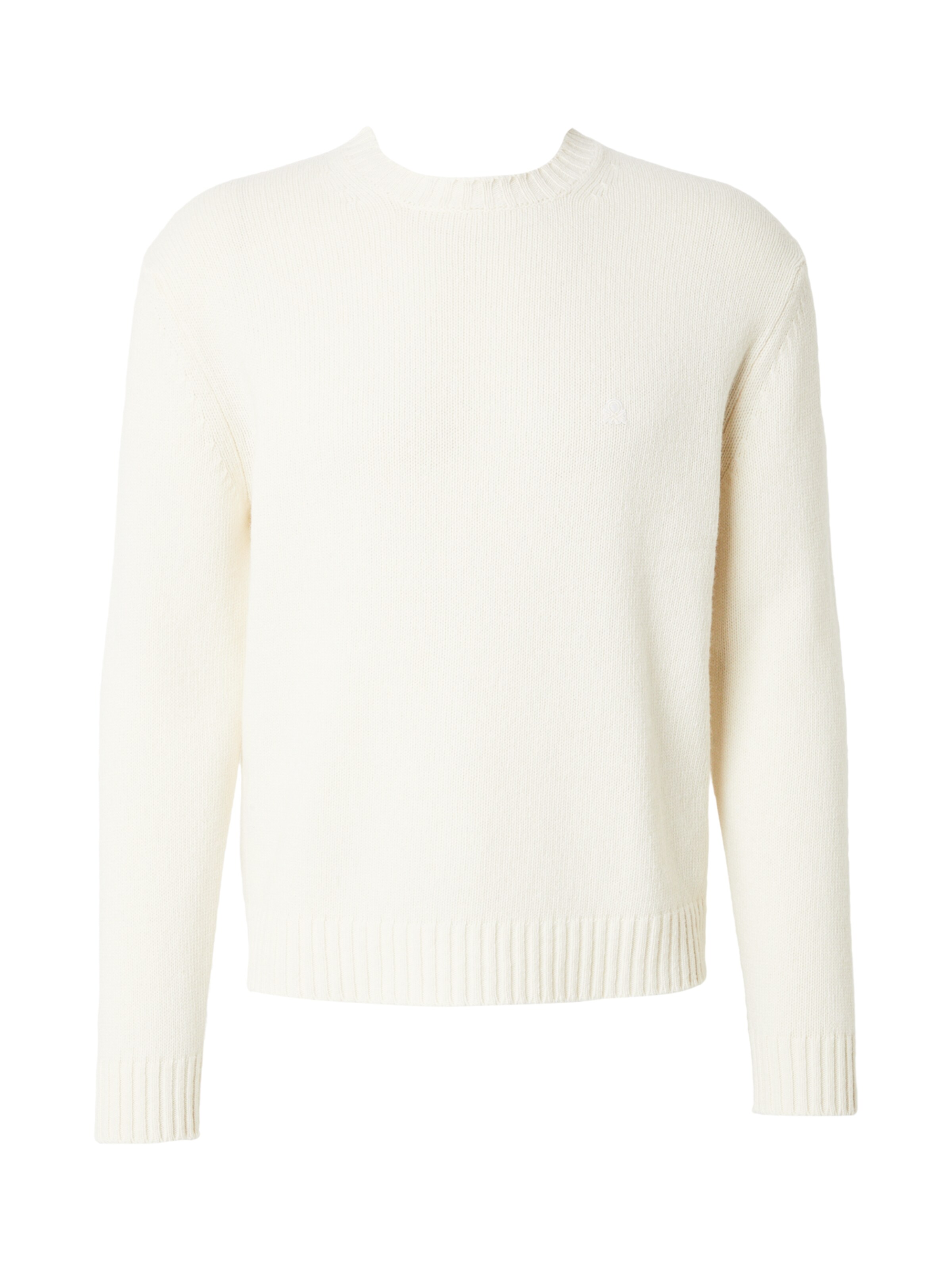 UNITED COLORS OF BENETTON Свитер в Белый: спереди