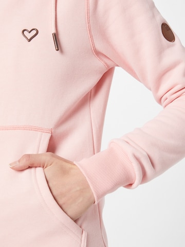 Alife and Kickin Zip-Up Hoodie 'YasminAK' in Pink