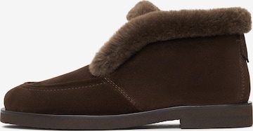 Bottines CESARE GASPARI en marron : devant
