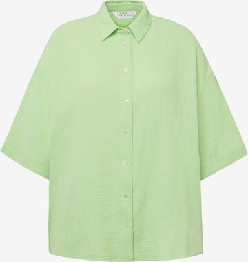 Studio Untold Blouse in Groen: voorkant