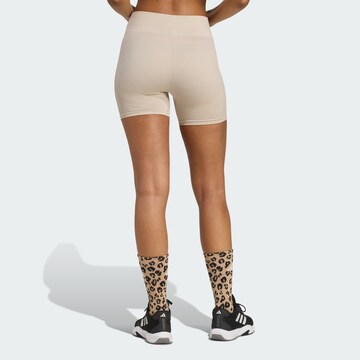 ADIDAS PERFORMANCE Skinny Sportovní kalhoty 'Essentials' – béžová