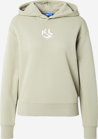 KARL LAGERFELD JEANS Majica | zelena barva: sprednja stran