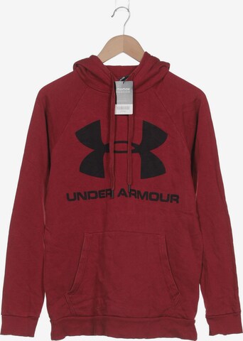 UNDER ARMOUR Sweatshirt & Zip-Up Hoodie in S in Red: front