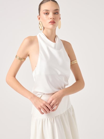 HOLLY LOLLY Blouse in L in de kleur Wit, Productweergave