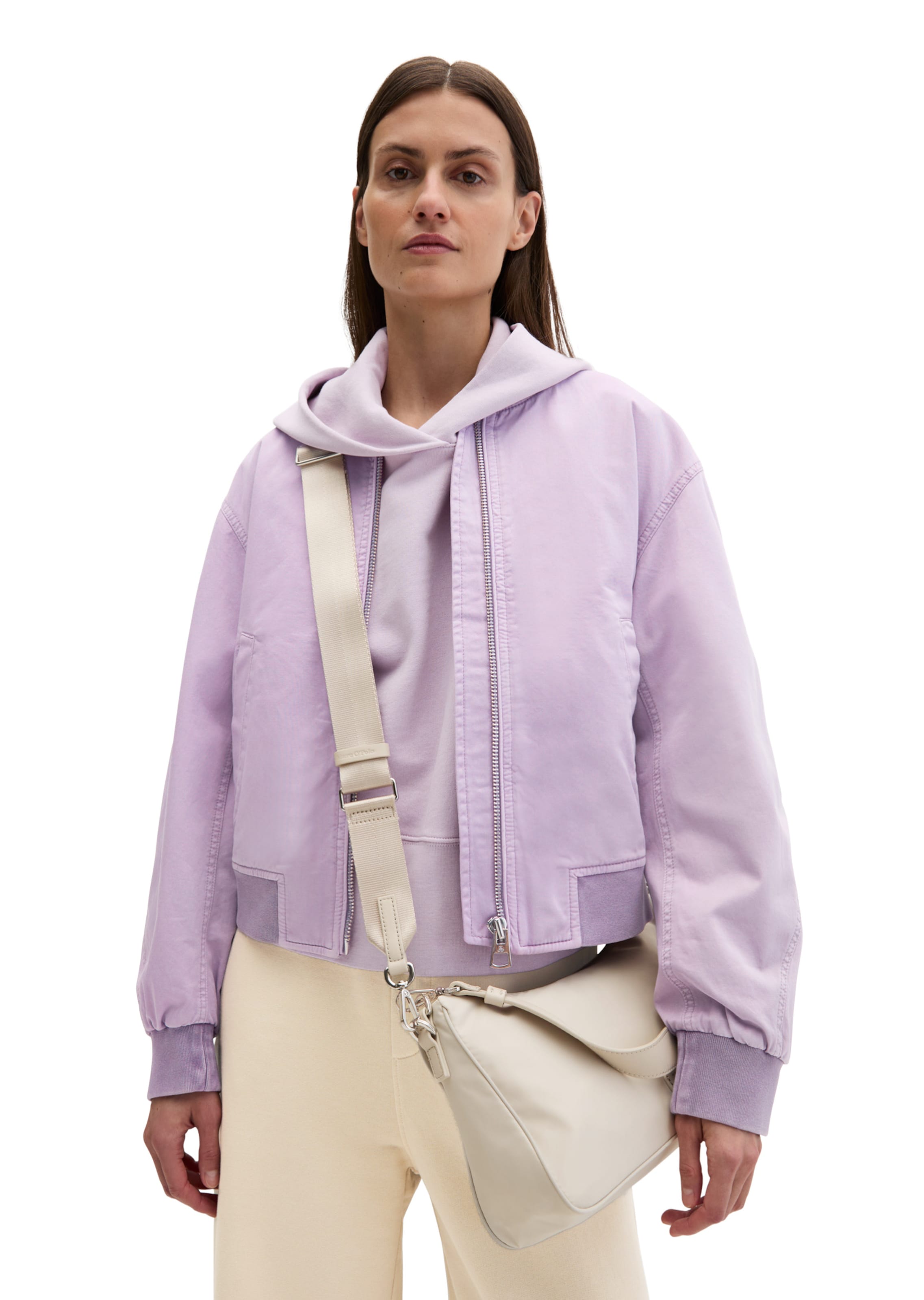 Marc O'Polo Shoulder bag in Beige: front