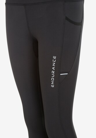 ENDURANCE Skinny Sporthose 'Energy' in Schwarz