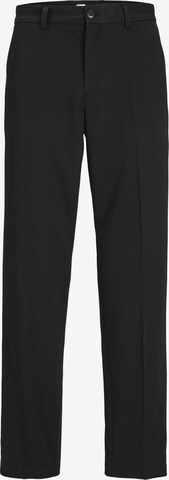 JACK & JONES - regular Pantalón de pinzas 'Karl Pierre' en negro: frente