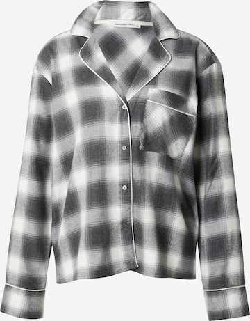 Camicia da notte di Abercrombie & Fitch in grigio: frontale