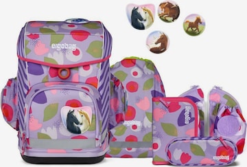 ergobag Backpack 'Cubo Light Schulranzen Set' in Pink: front