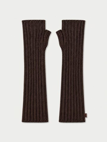 GOBI Cashmere - Luvas mitenes em castanho