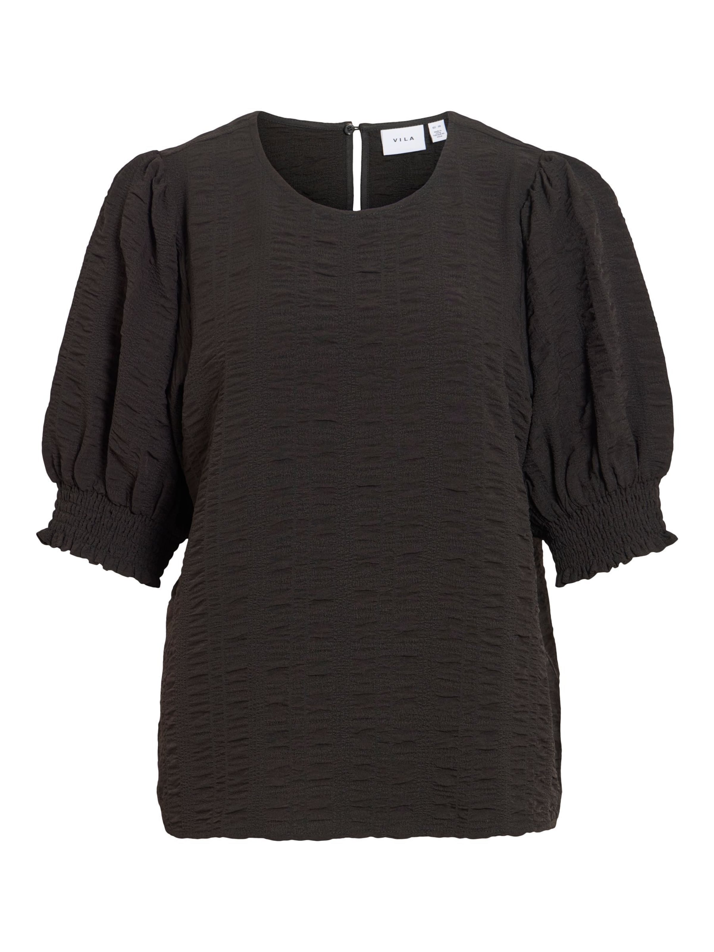 VILA - Blusa 'VIMiller' en negro: frente