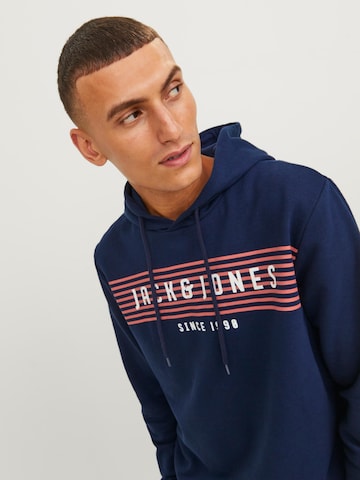 mėlyna JACK & JONES Megztinis be užsegimo 'PLANET'