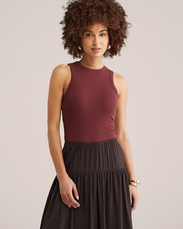 Haut WE Fashion en rouge : devant