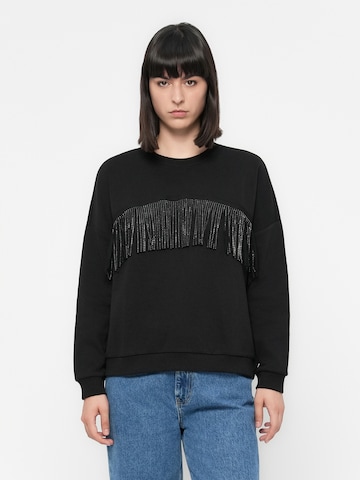 JDY Sweatshirt 'JDYPRIMA' in Black: front