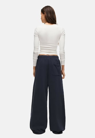 Bershka Bő szár Nadrág 'DANCERS DREAM' - kék