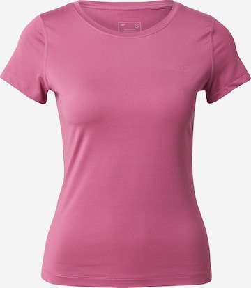 rožinė 4F Sportiniai marškinėliai: priekis
