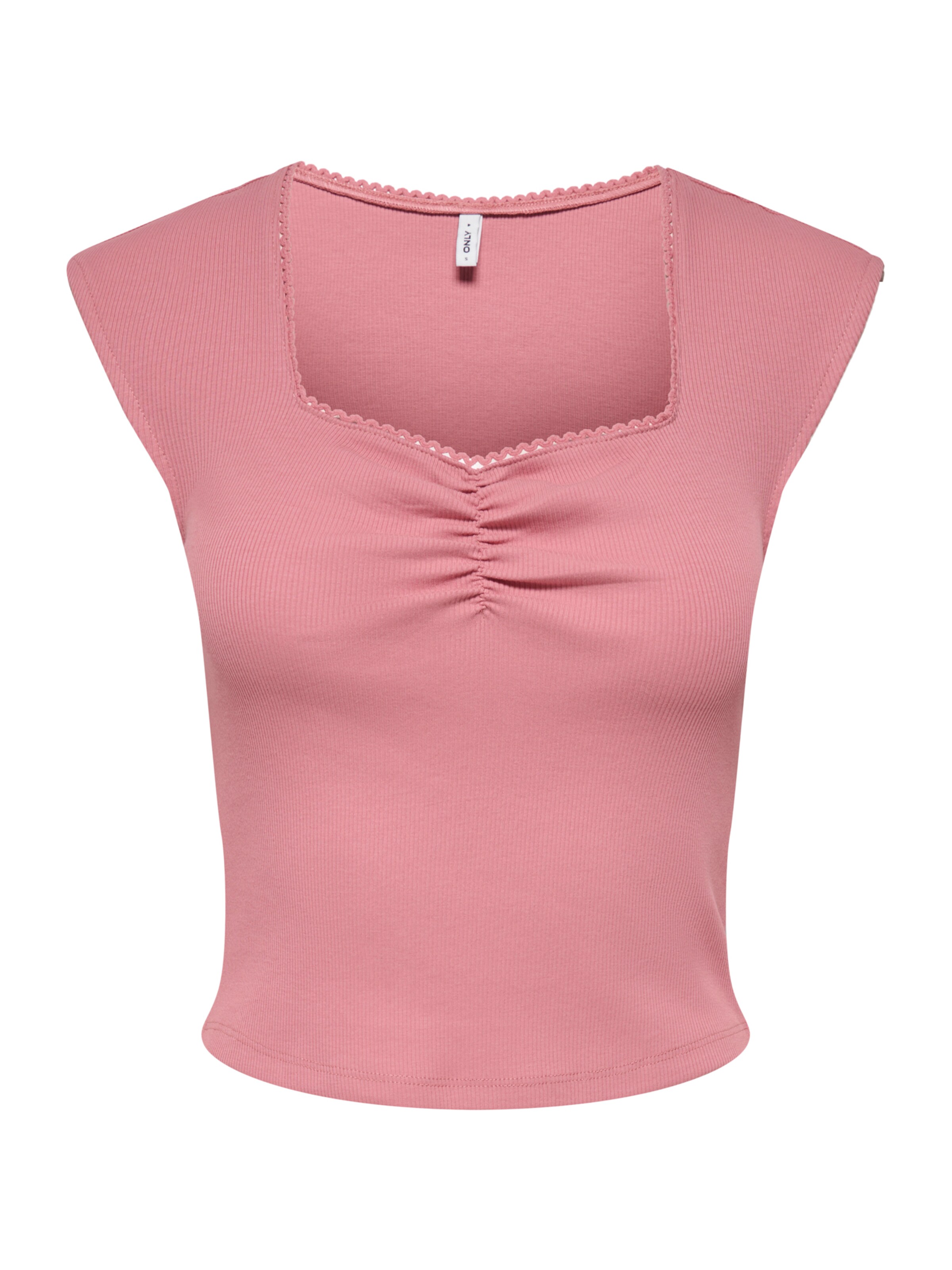 ONLY Топ 'ONLFENJA' в Ярко-розовый: спереди