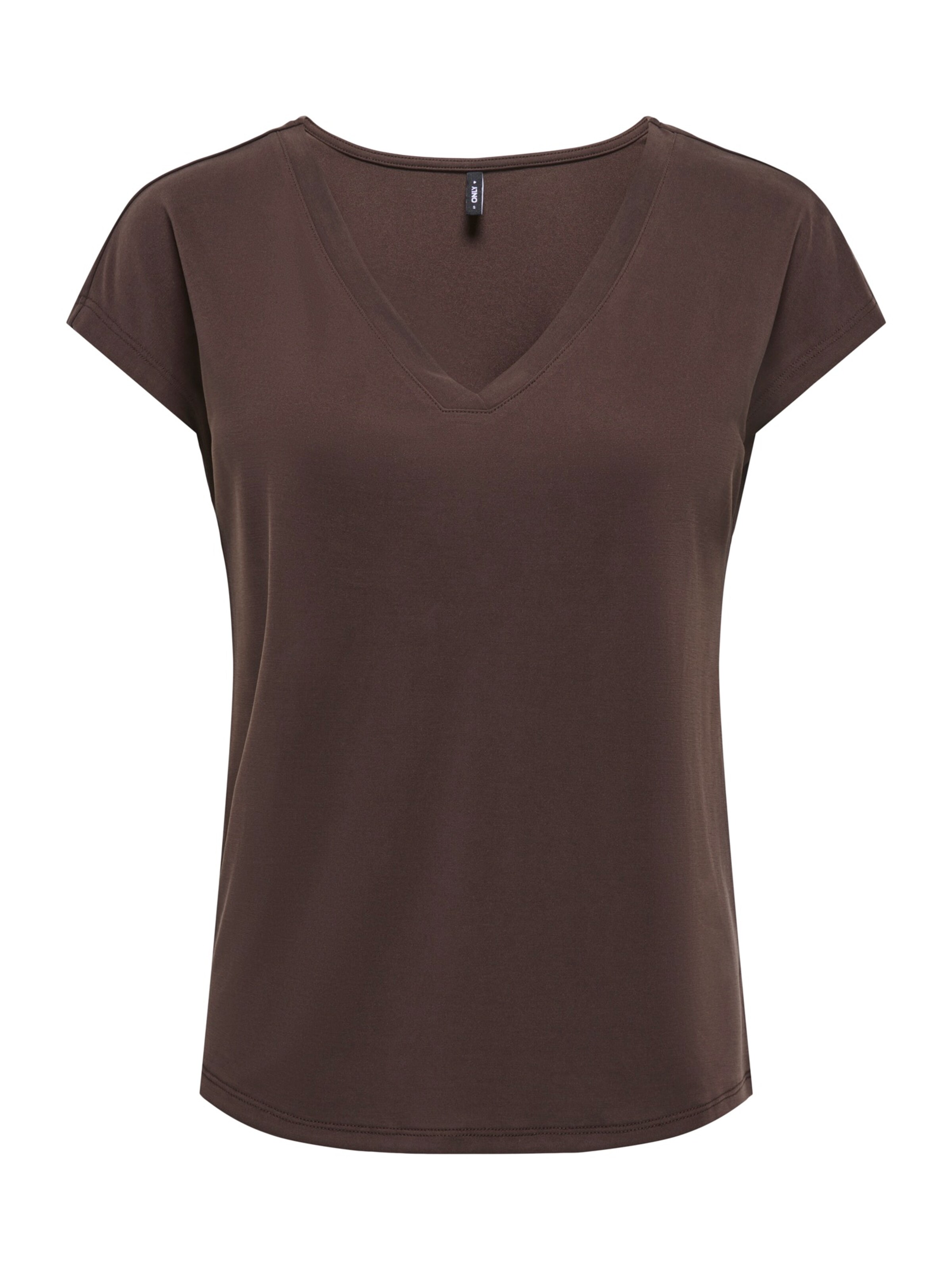 T-shirt 'ONLFREE' ONLY en marron : devant