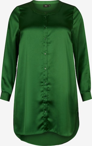 Zizzi Блуза 'Mkiya' в зелено: отпред