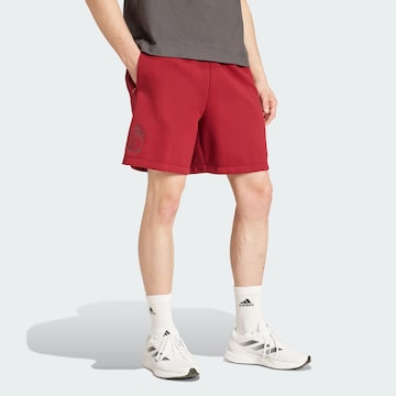 ADIDAS PERFORMANCE Regular Sportshorts 'Belgium' in Rot