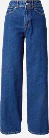 Nasty Gal Szeroka nogawka Jeansy w kolorze niebieski: przód