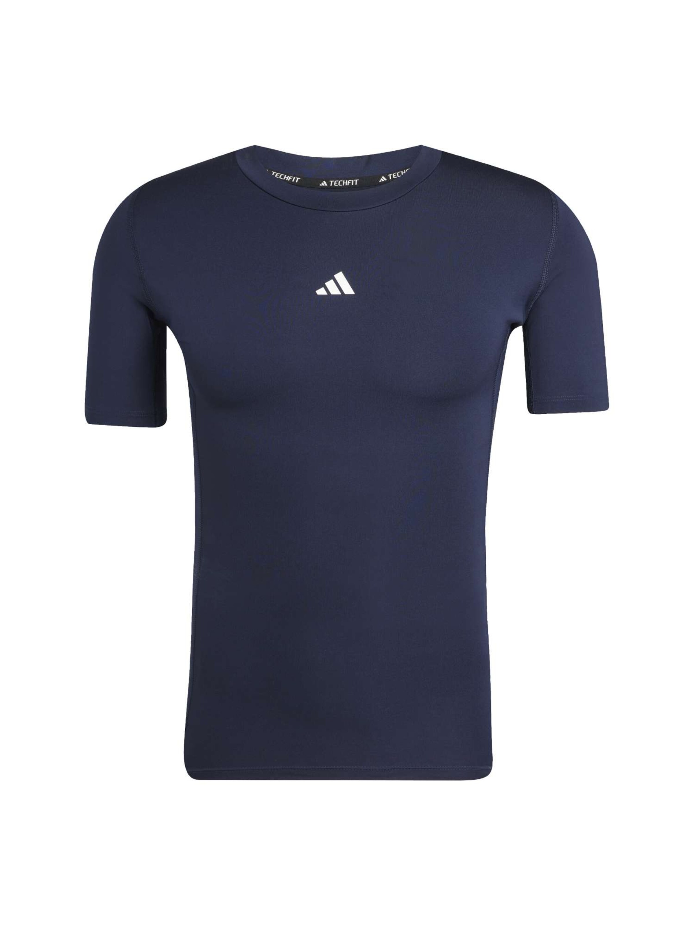ADIDAS PERFORMANCE T-Shirt fonctionnel en bleu marine / blanc, Vue avec produit
