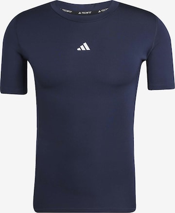 ADIDAS PERFORMANCE Toiminnallinen paita värissä sininen: etupuoli